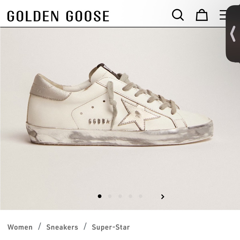 Golden Goose Women Super—star Classic white/silver
